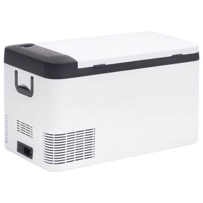 Koelbox Met Handvat Pp & Pe Zwart En Wit