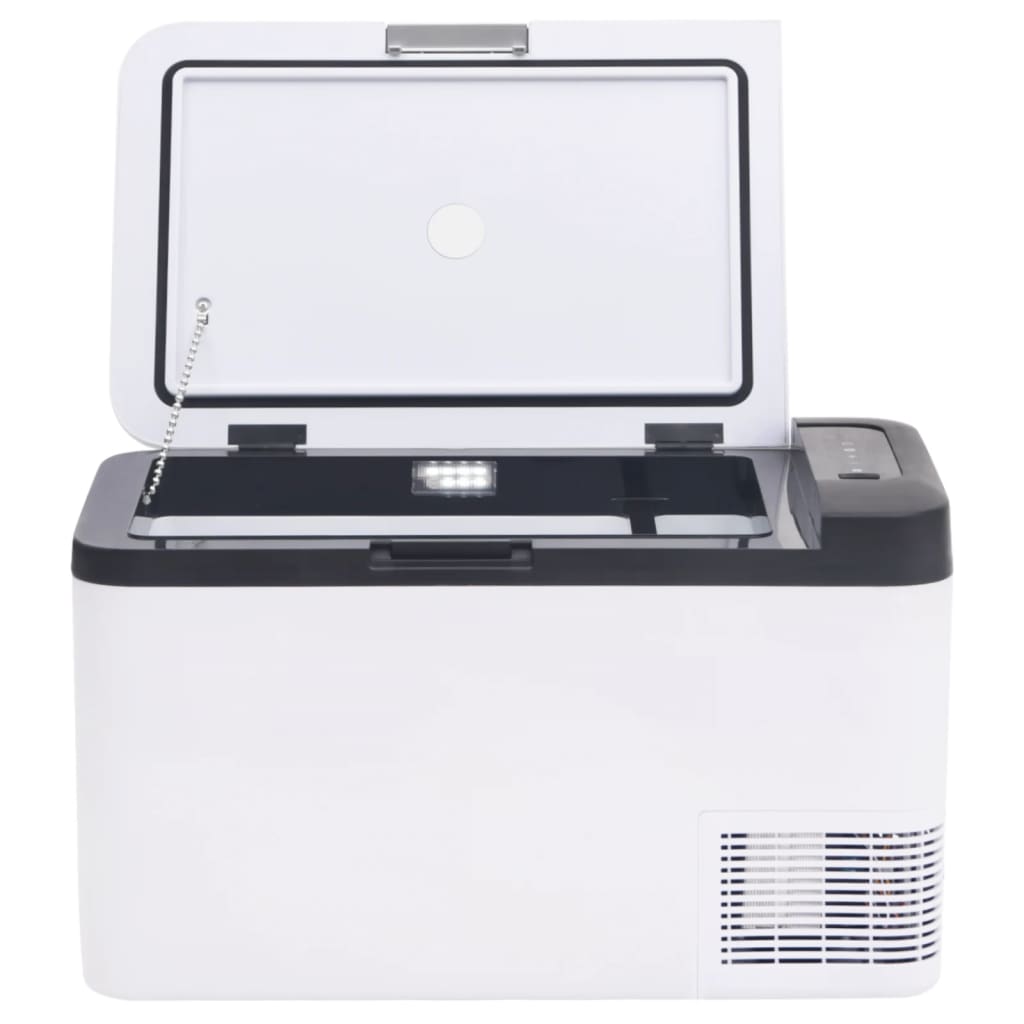 Koelbox Met Handvat Pp & Pe Zwart En Wit