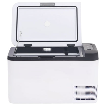 Koelbox Met Handvat Pp & Pe Zwart En Wit
