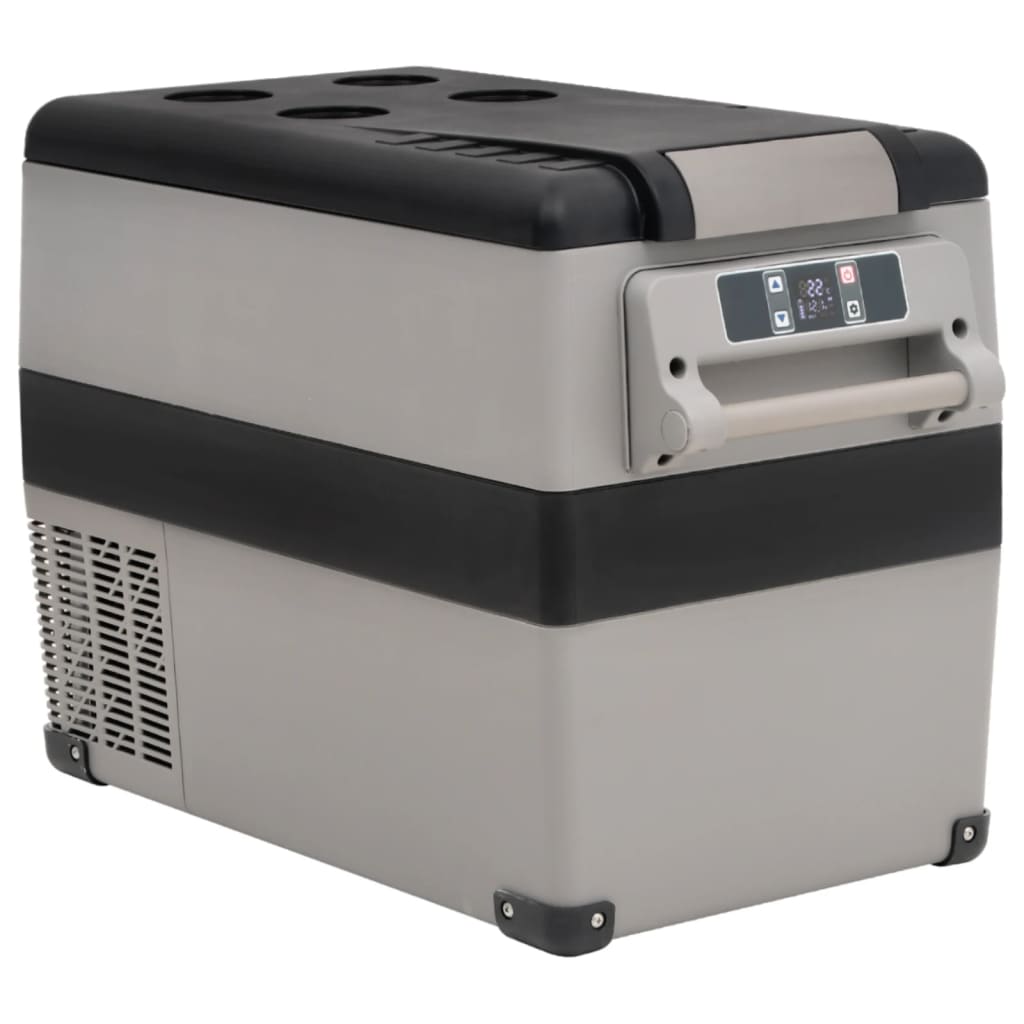 Koelbox Met Handvat Pp & Pe Zwart En Wit