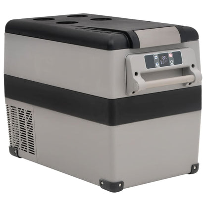 Koelbox Met Handvat Pp & Pe Zwart En Wit