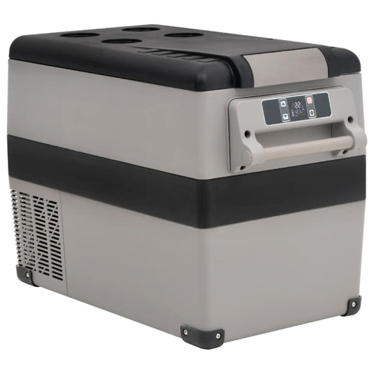 Koelbox Met Handvat Pp & Pe Zwart En Wit
