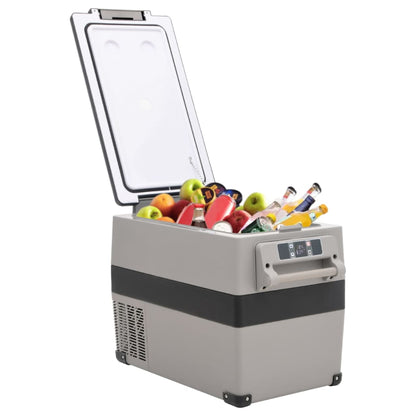 Koelbox Met Handvat Pp & Pe Zwart En Wit