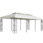 Prieel Met Dubbel Dak 6X3 M Wit