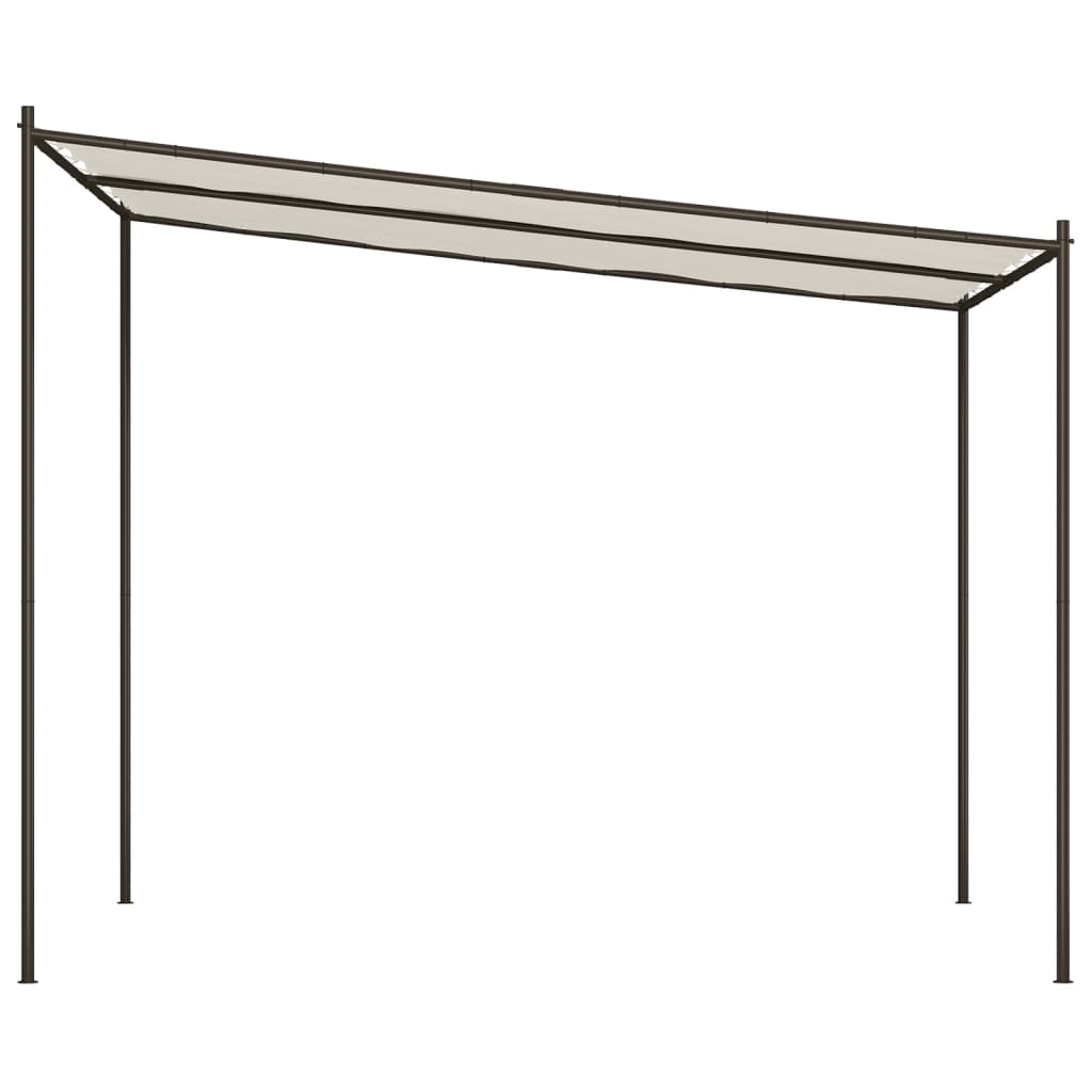Prieel 3X3 M 180 G/M² Stof En Staal Wit