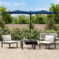 Parasol Dubbel Dak Met Led's 316X240 Cm Kleurig