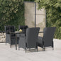 5-Delige Tuinset Poly Rattan