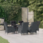 5-Delige Tuinset Poly Rattan