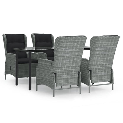 5-Delige Tuinset Poly Rattan