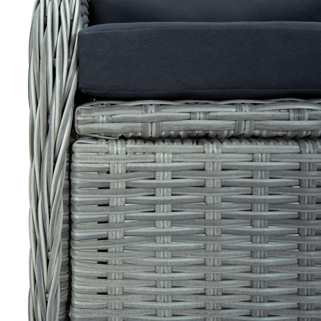 5-Delige Tuinset Poly Rattan