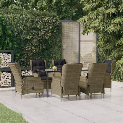 5-Delige Tuinset Poly Rattan