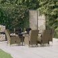5-Delige Tuinset Poly Rattan