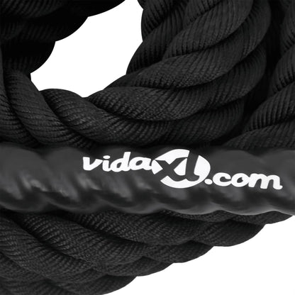 Battle Rope Zwart 4,5 Kg Polyester