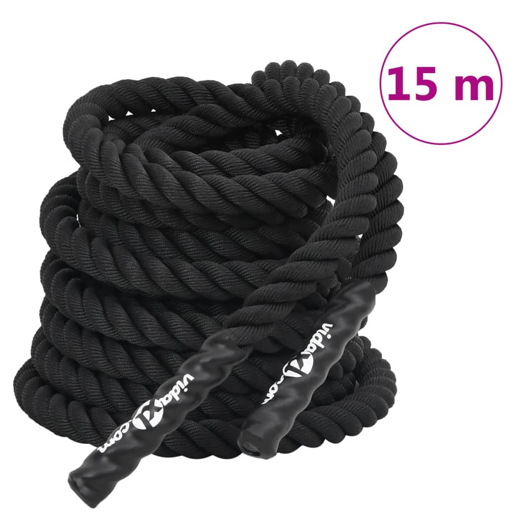 Battle Rope Zwart 4,5 Kg Polyester