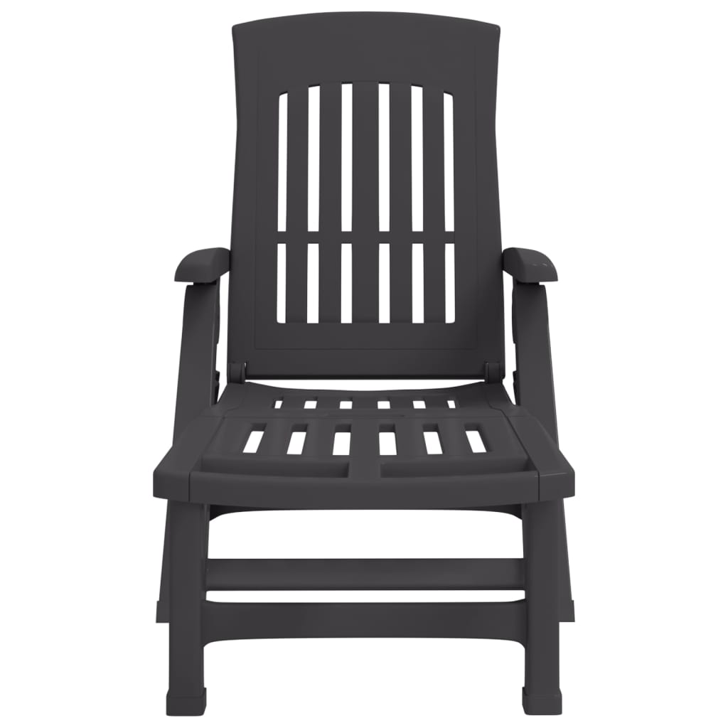 Ligbed Met Wielen Inklapbaar Pp Kleurig