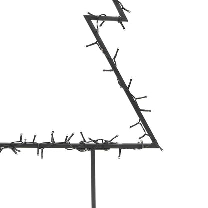 Kerstverlichting Kerstboom Met Grondpinnen 80 Led's 60 Cm Wit