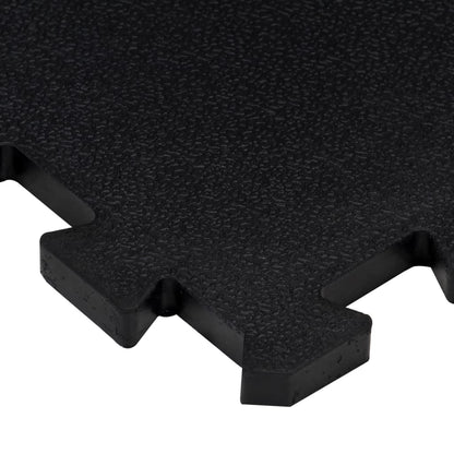 Rubbertegels 16 St 16 Mm 30X30 Cm Zwart