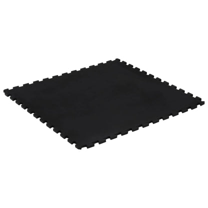Rubbertegel 12 Mm 100X100 Cm Zwart