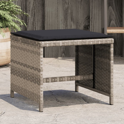 Tuinkrukken Met Kussens 41X41X36 Cm Poly Rattan