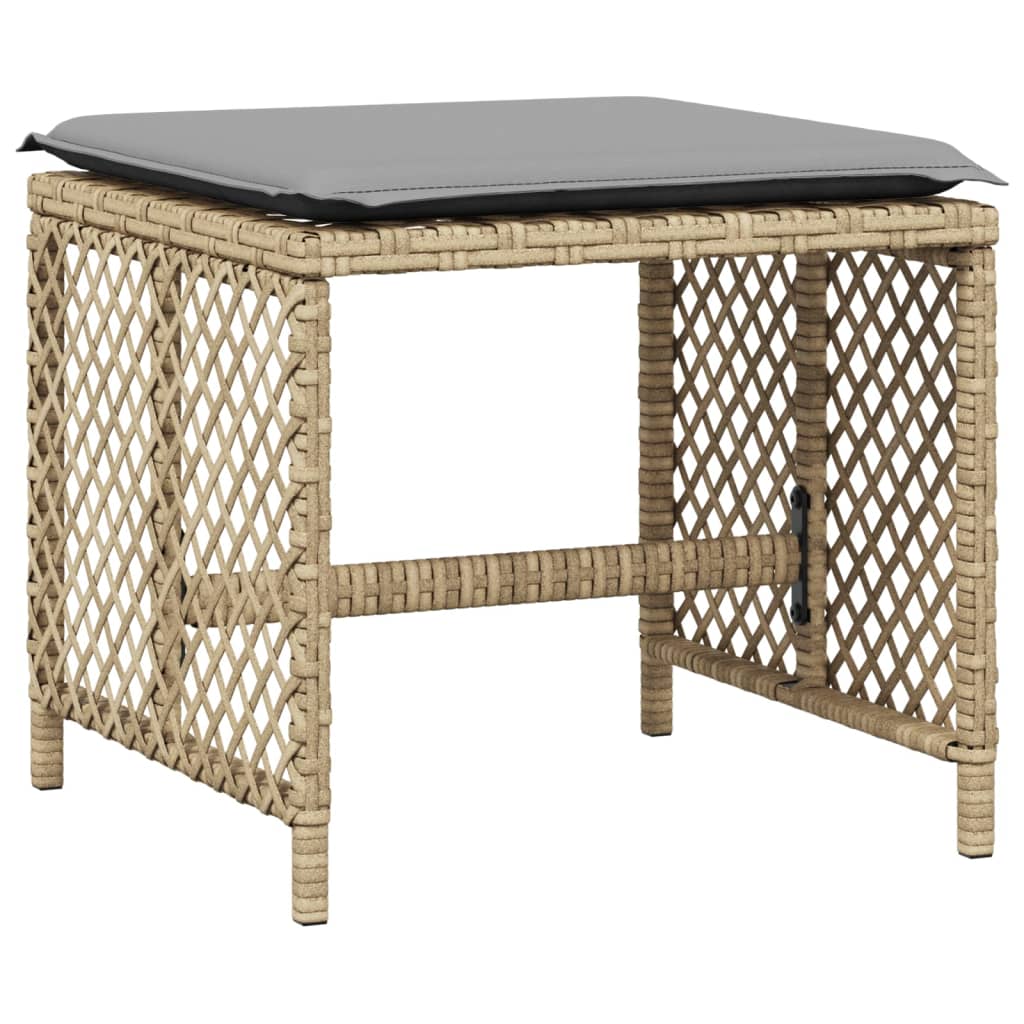 Tuinkrukken Kussens 41X41X36 Cm Poly Rattan