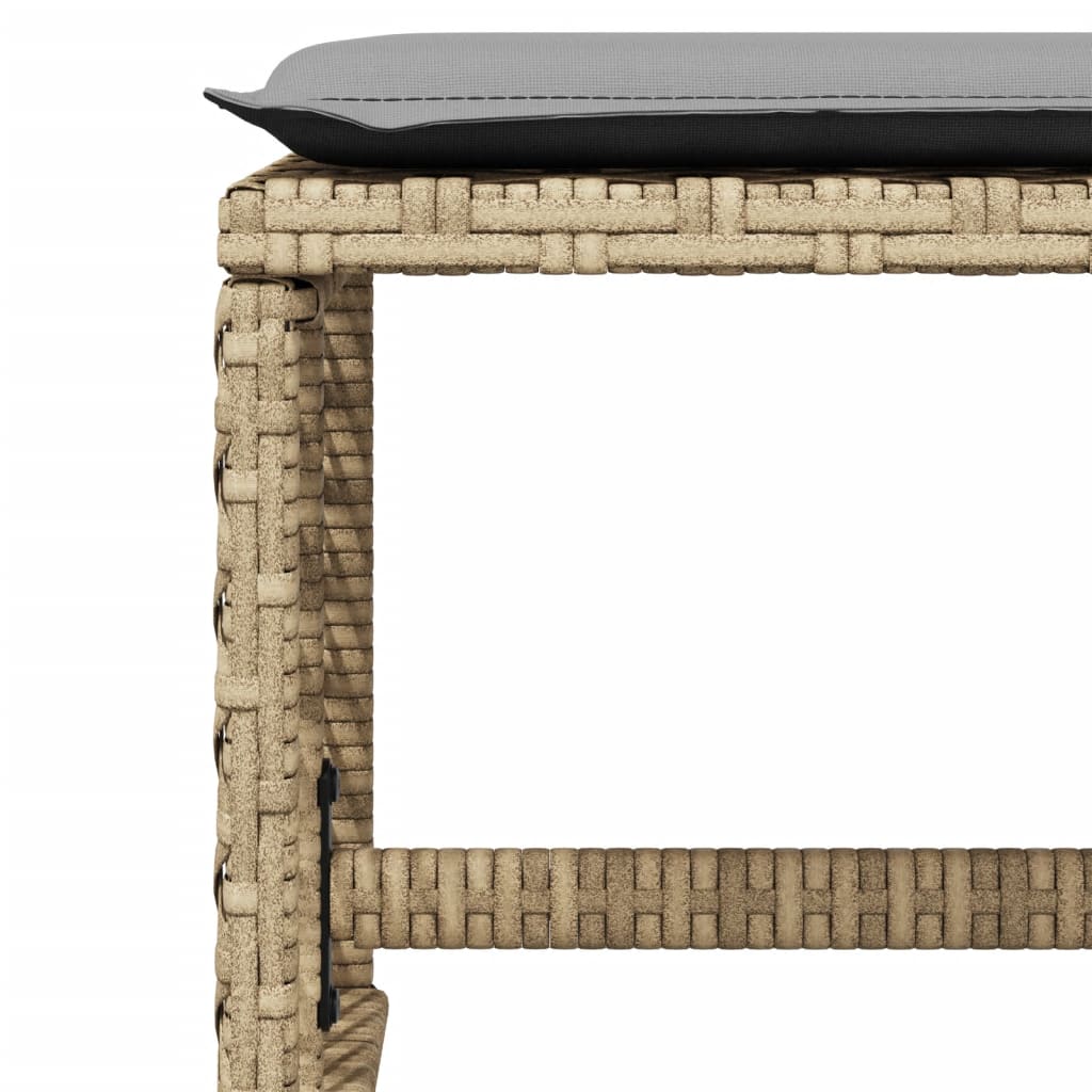 Tuinkrukken Kussens 41X41X36 Cm Poly Rattan