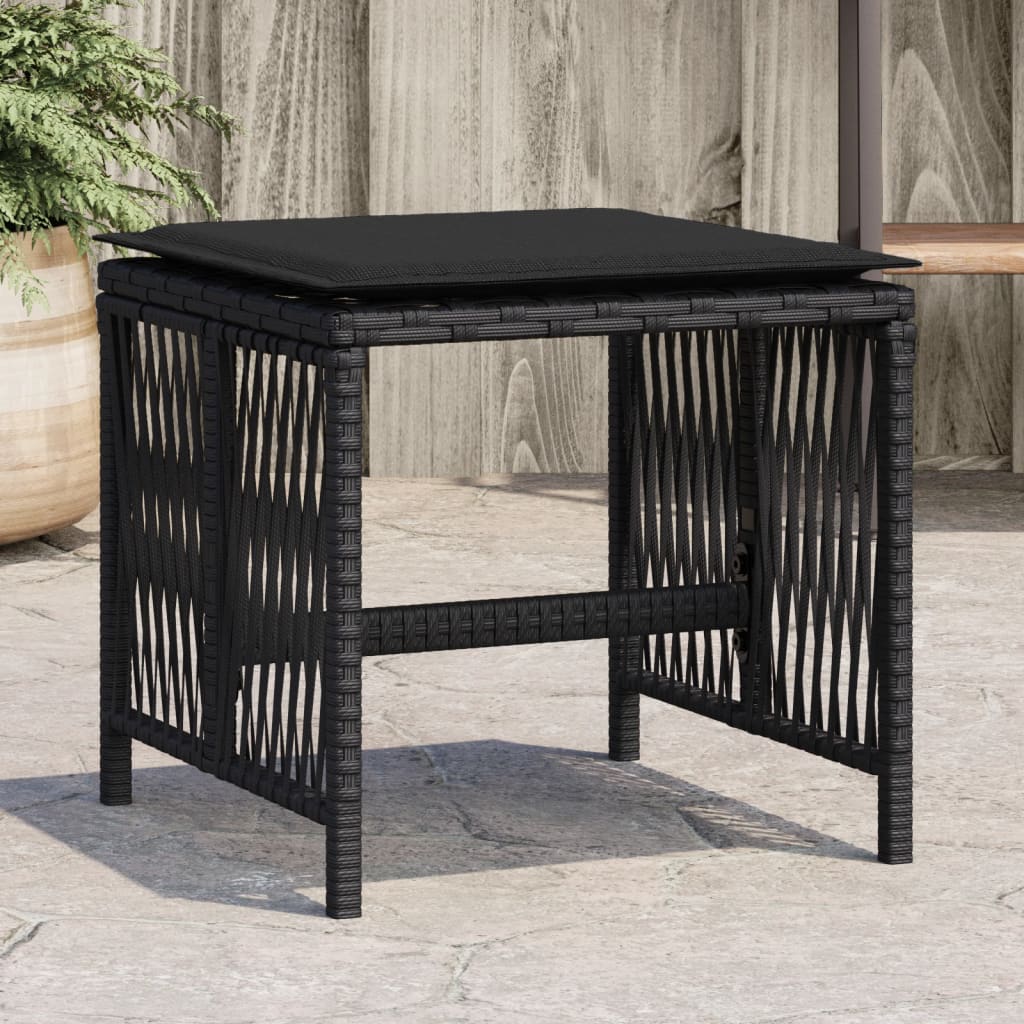 Tuinkrukken Kussens 41X41X36 Cm Poly Rattan