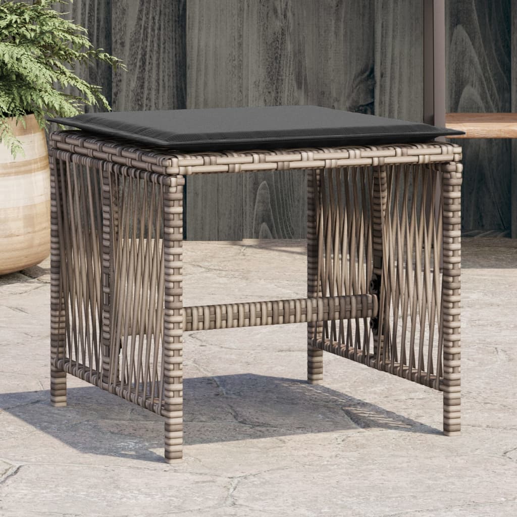 Tuinkrukken Kussens 41X41X36 Cm Poly Rattan
