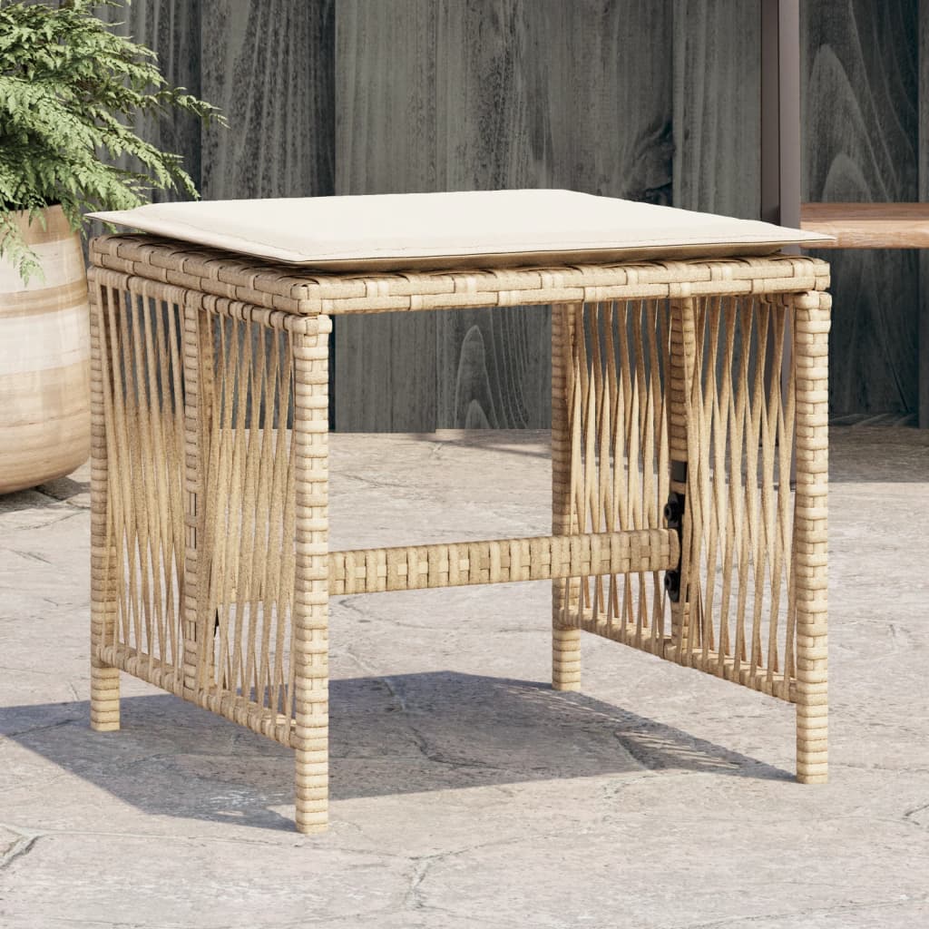 Tuinkrukken Kussens 41X41X36 Cm Poly Rattan