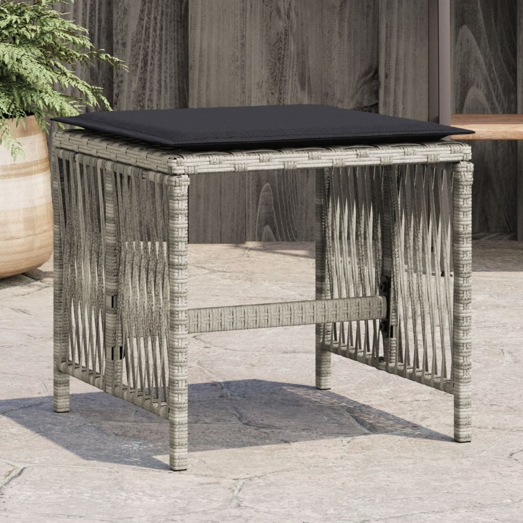 Tuinkrukken Kussens 41X41X36 Cm Poly Rattan