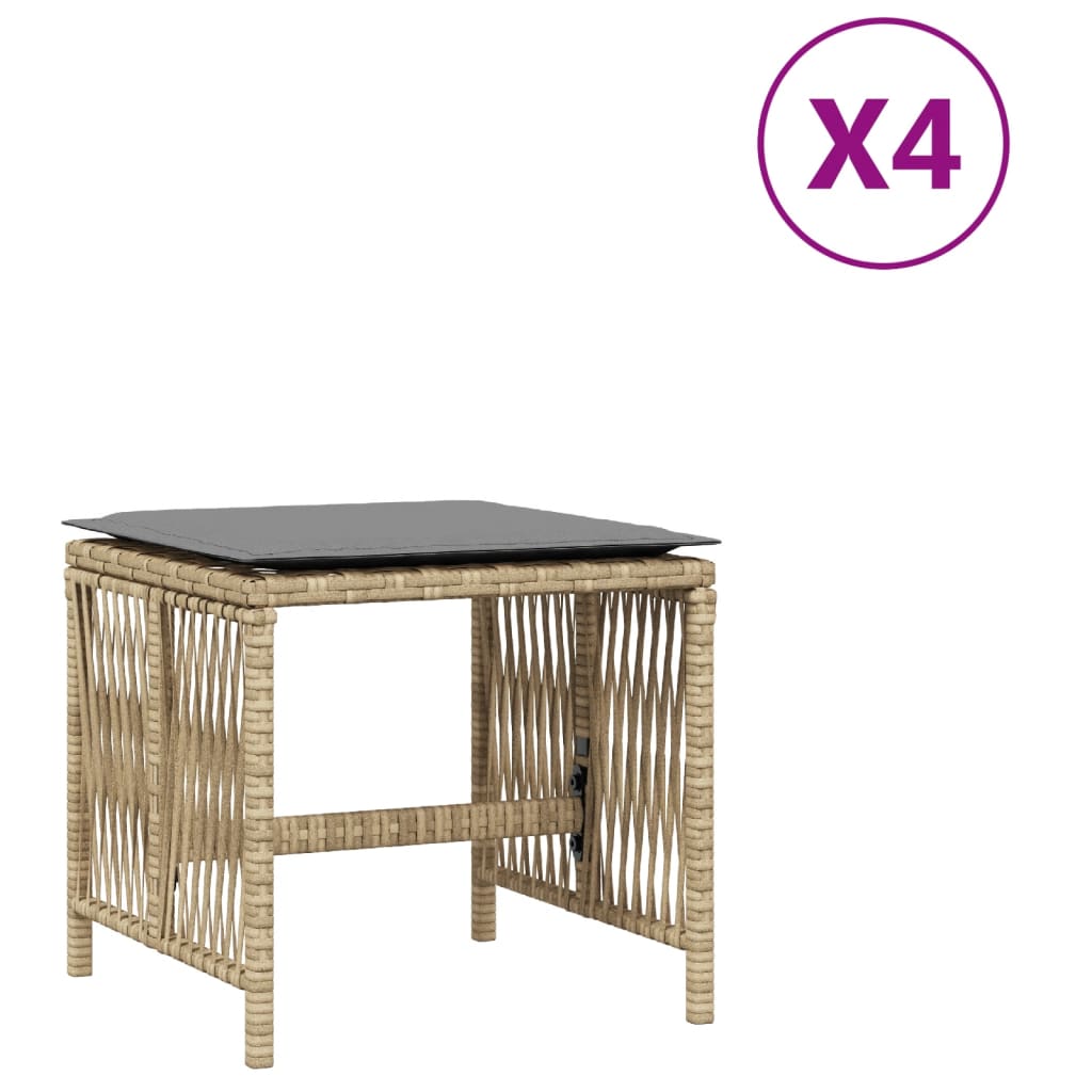 Tuinkrukken Kussens 41X41X36 Cm Poly Rattan