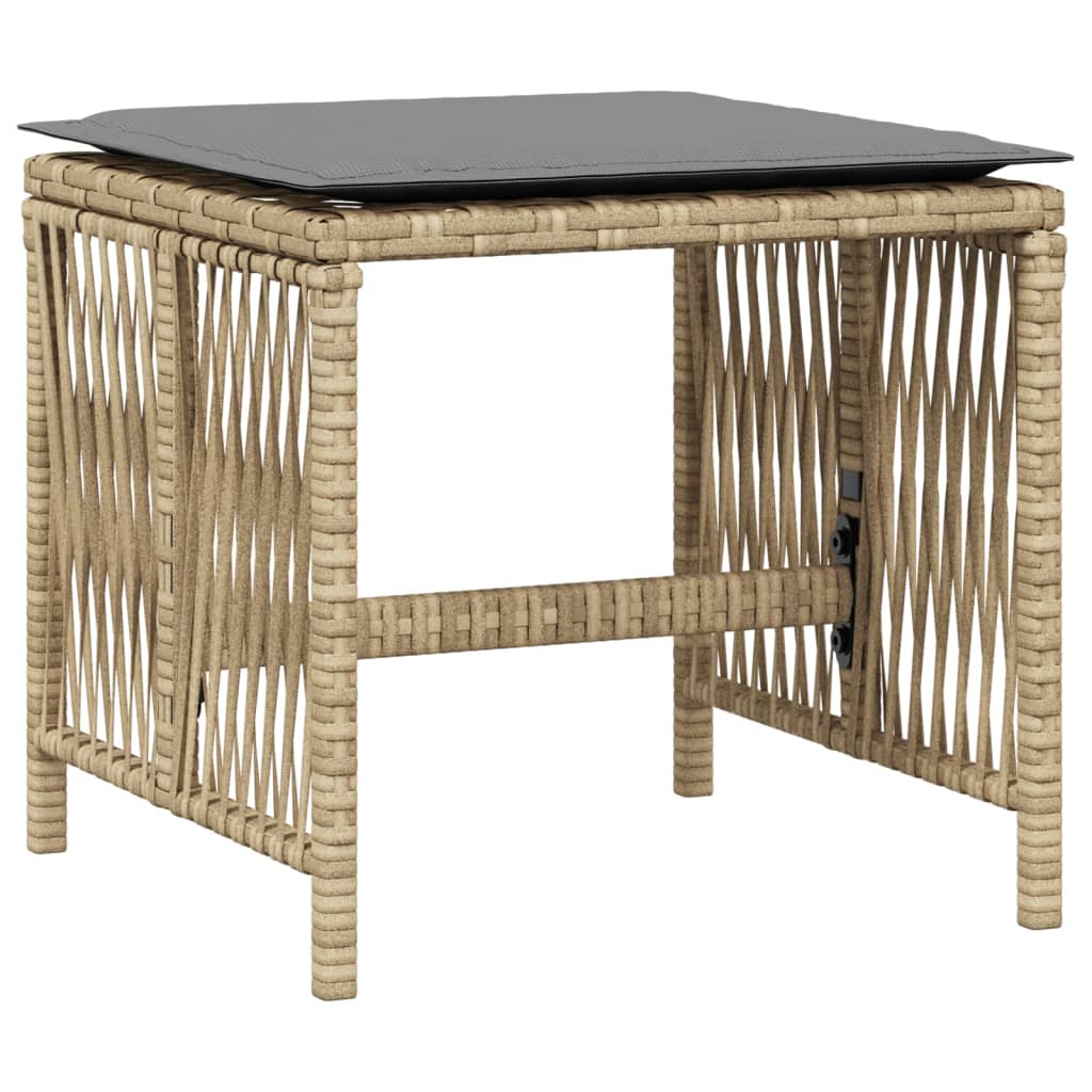Tuinkrukken Kussens 41X41X36 Cm Poly Rattan