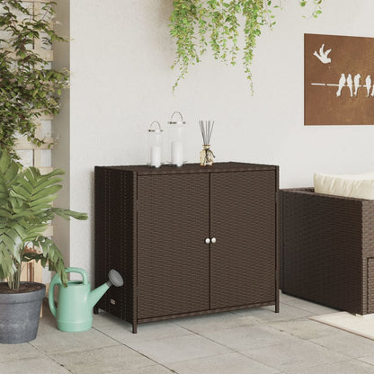 Tuinkast 83X45X76 Cm Poly Rattan