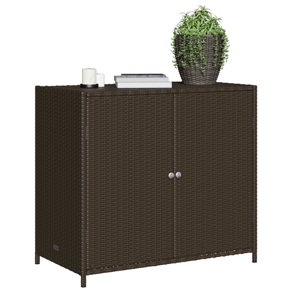 Tuinkast 83X45X76 Cm Poly Rattan