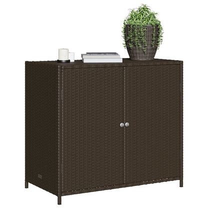 Tuinkast 83X45X76 Cm Poly Rattan