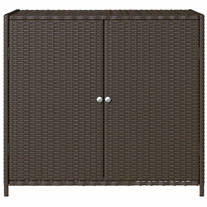 Tuinkast 83X45X76 Cm Poly Rattan