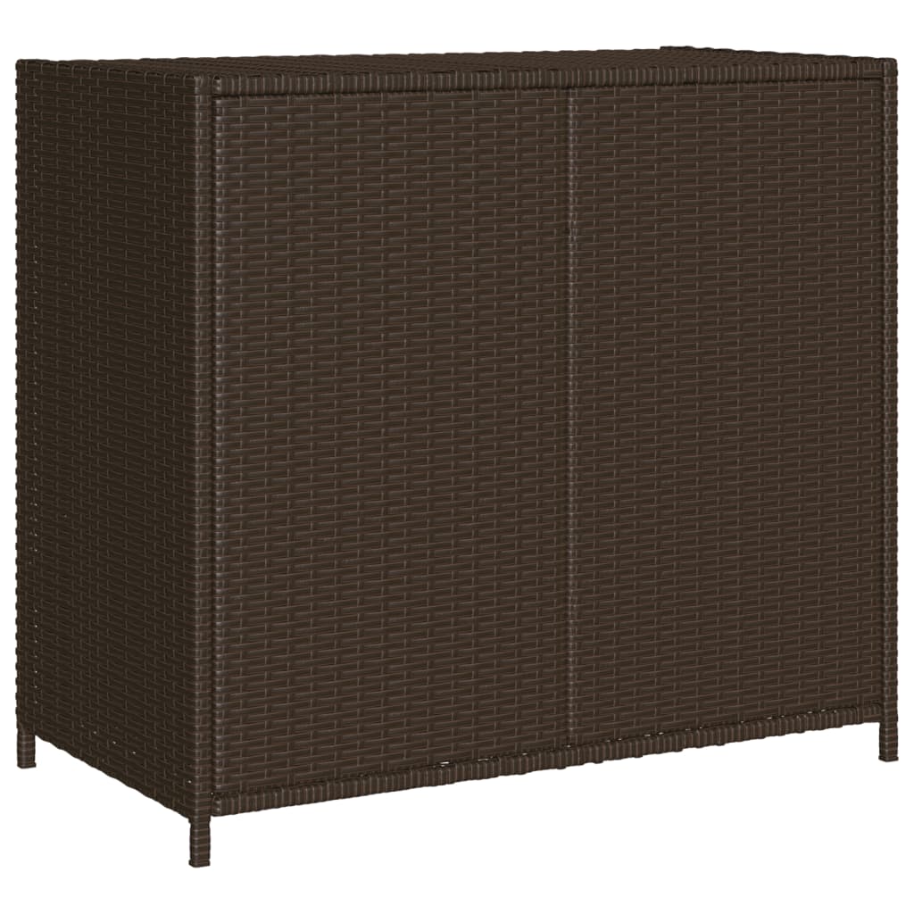 Tuinkast 83X45X76 Cm Poly Rattan