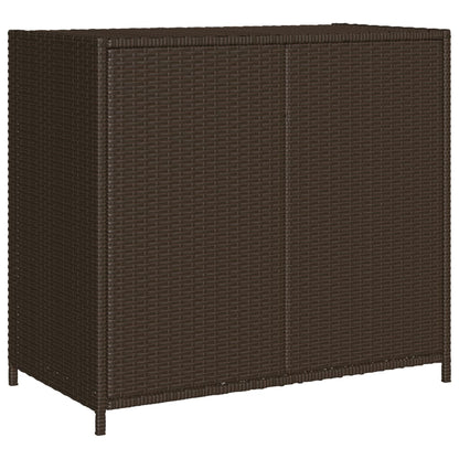 Tuinkast 83X45X76 Cm Poly Rattan