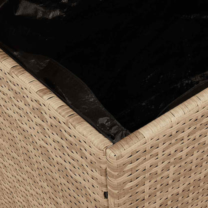 Tuinbox Poly Rattan En Acaciahout