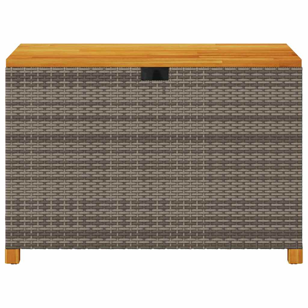 Tuinbox Poly Rattan En Acaciahout