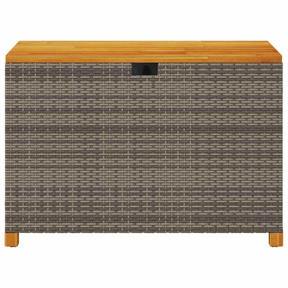 Tuinbox Poly Rattan En Acaciahout