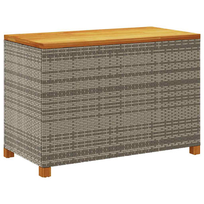Tuinbox Poly Rattan En Acaciahout