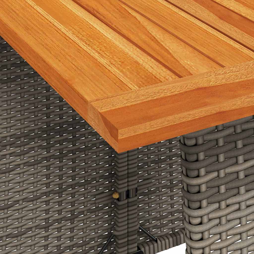 5-Delige Tuinset Met Kussens Poly Rattan