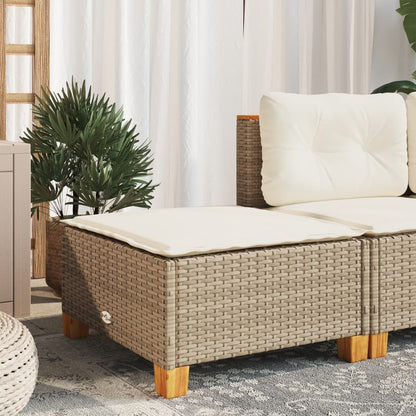 Tuinkruk Met Kussen 63,5X56X32 Cm Poly Rattan