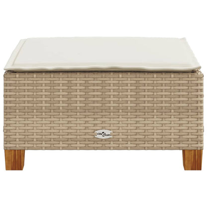 Tuinkruk Met Kussen 63,5X56X32 Cm Poly Rattan