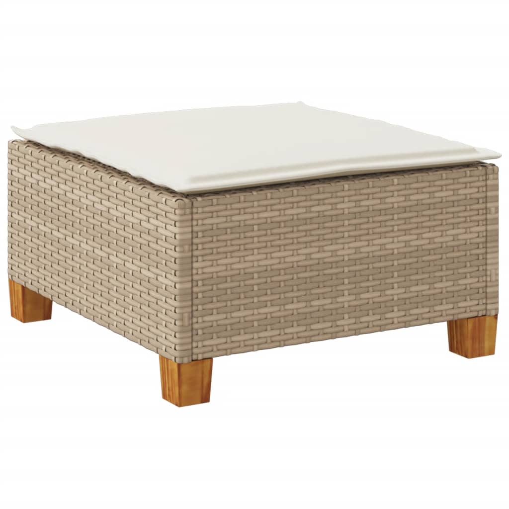 Tuinkruk Met Kussen 63,5X56X32 Cm Poly Rattan