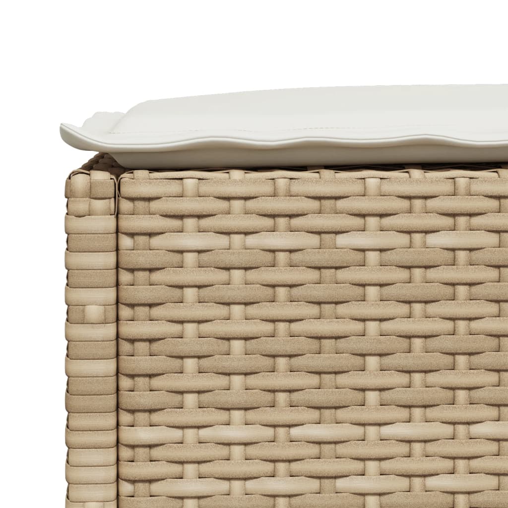 Tuinkruk Met Kussen 63,5X56X32 Cm Poly Rattan