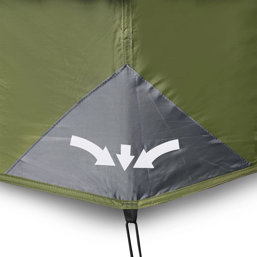 Tent 9-Persoons Waterdicht Met Led Lichtblauw