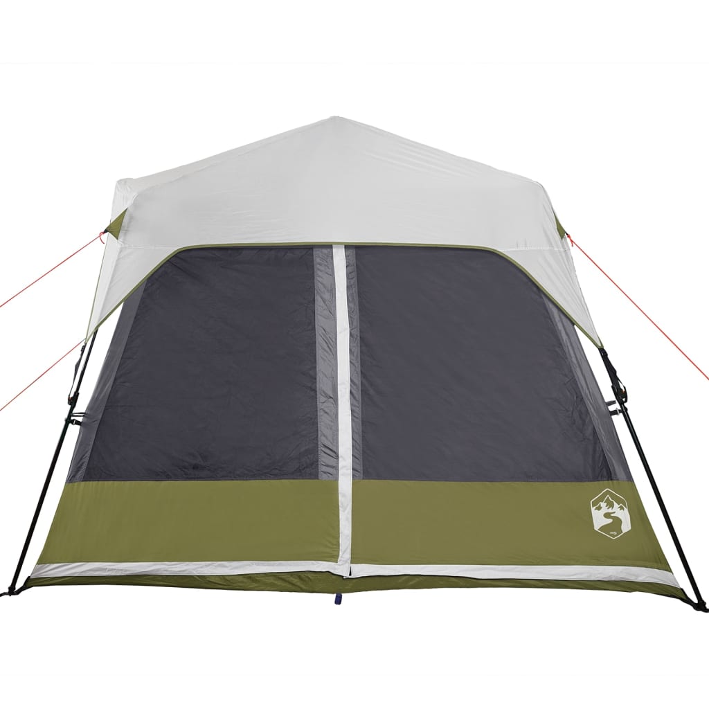 Tent 9-Persoons Waterdicht Met Led Lichtblauw