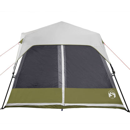 Tent 9-Persoons Waterdicht Met Led Lichtblauw