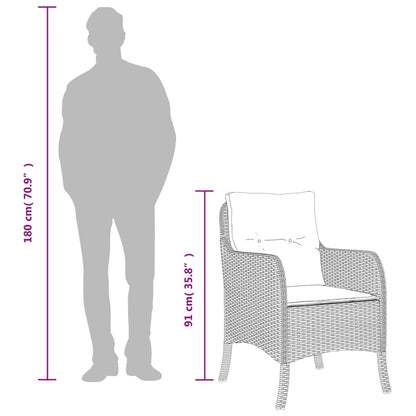 9-Delige Tuinset Poly Rattan